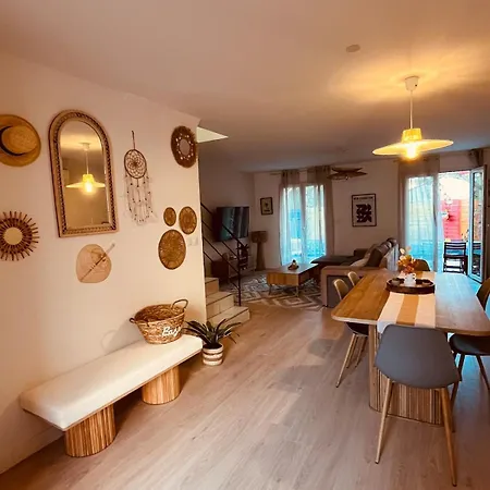 Maison Familiale 8 Pers - Proche Nimes - Clim - Jardin